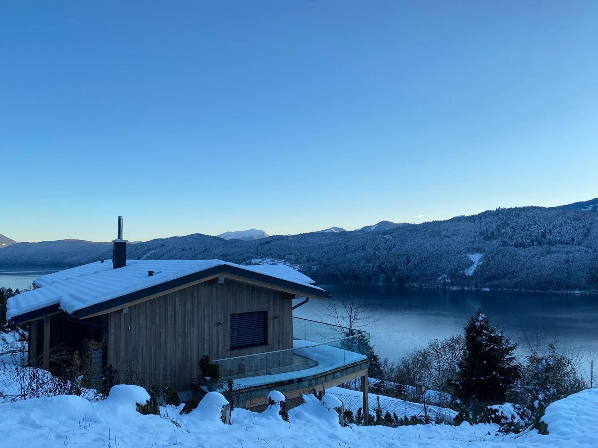 Chalet Seeblick Millstatt Buitenkant foto