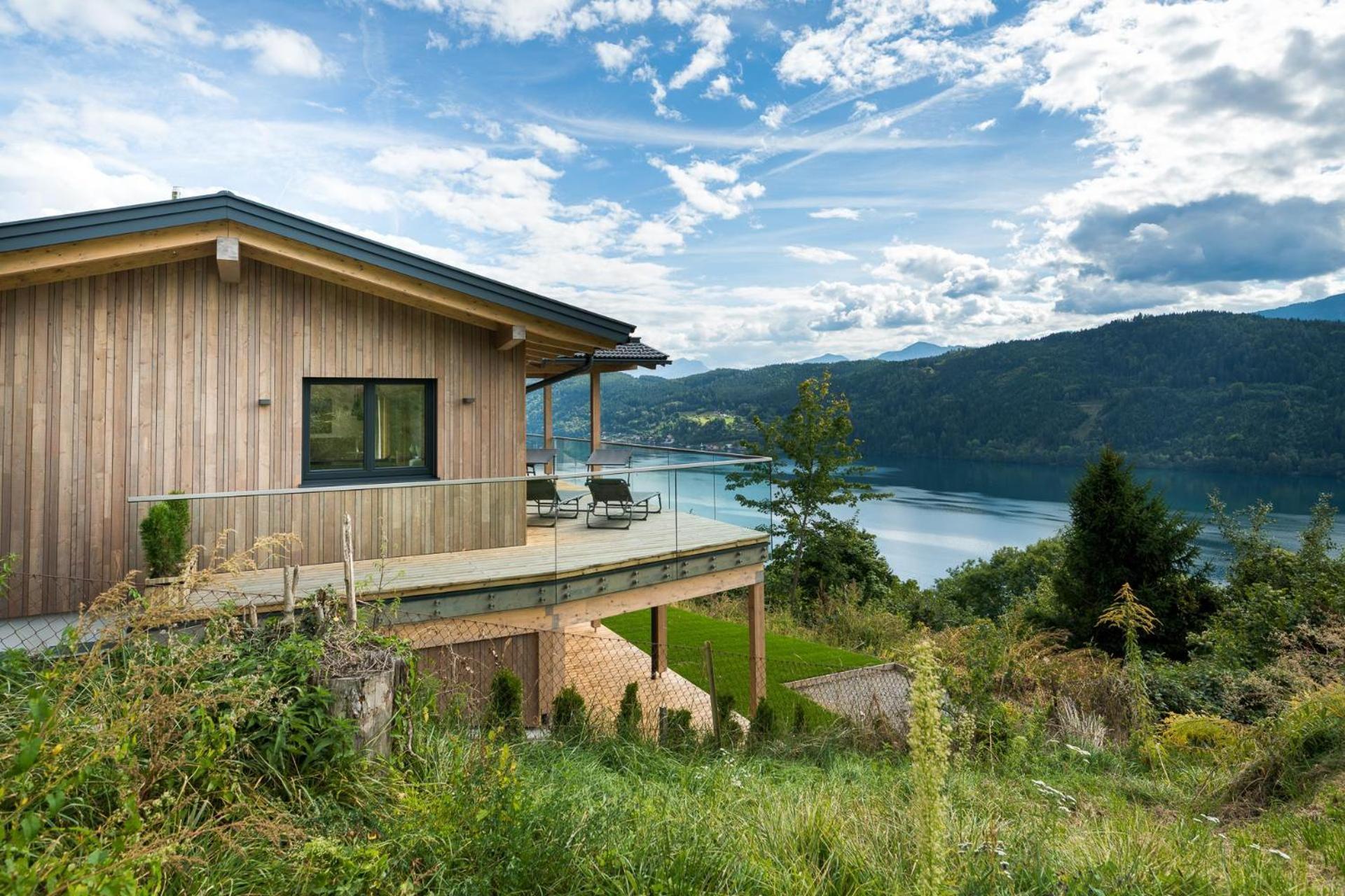 Chalet Seeblick Millstatt Buitenkant foto
